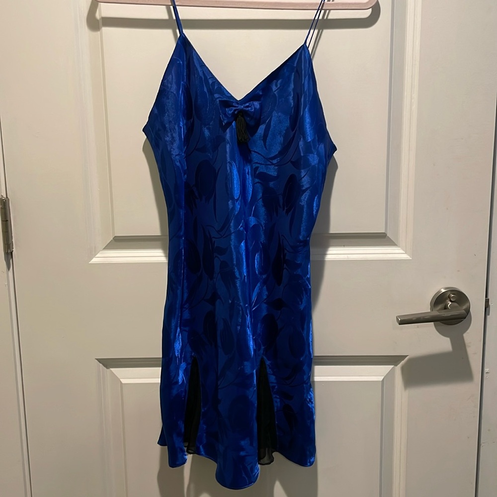 Vintage Victoria’s Secret Satin Floral Slip Dress - Size Small